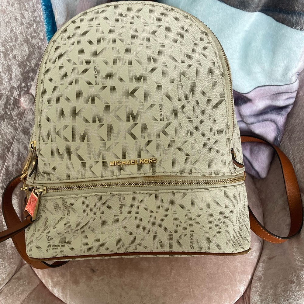 Vanilla Michael kors backpack